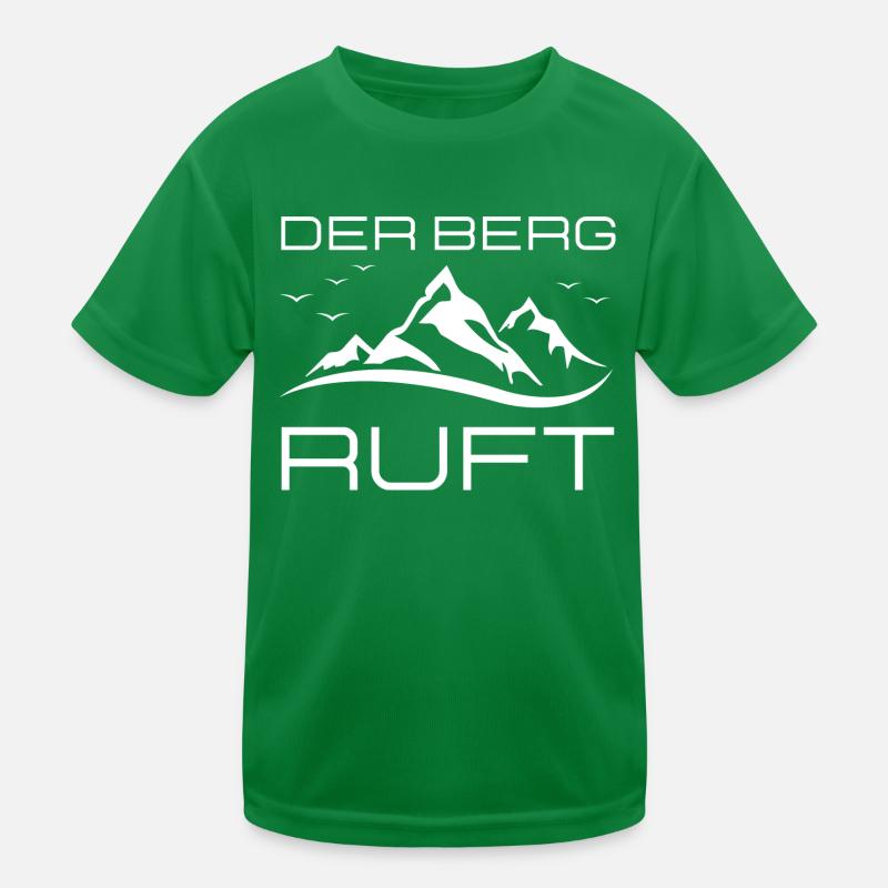 Der Berg ruft Kinder Funktions-T-Shirt