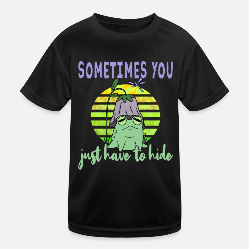 Dépression Dépression Grenouille T-shirt sport Enfant