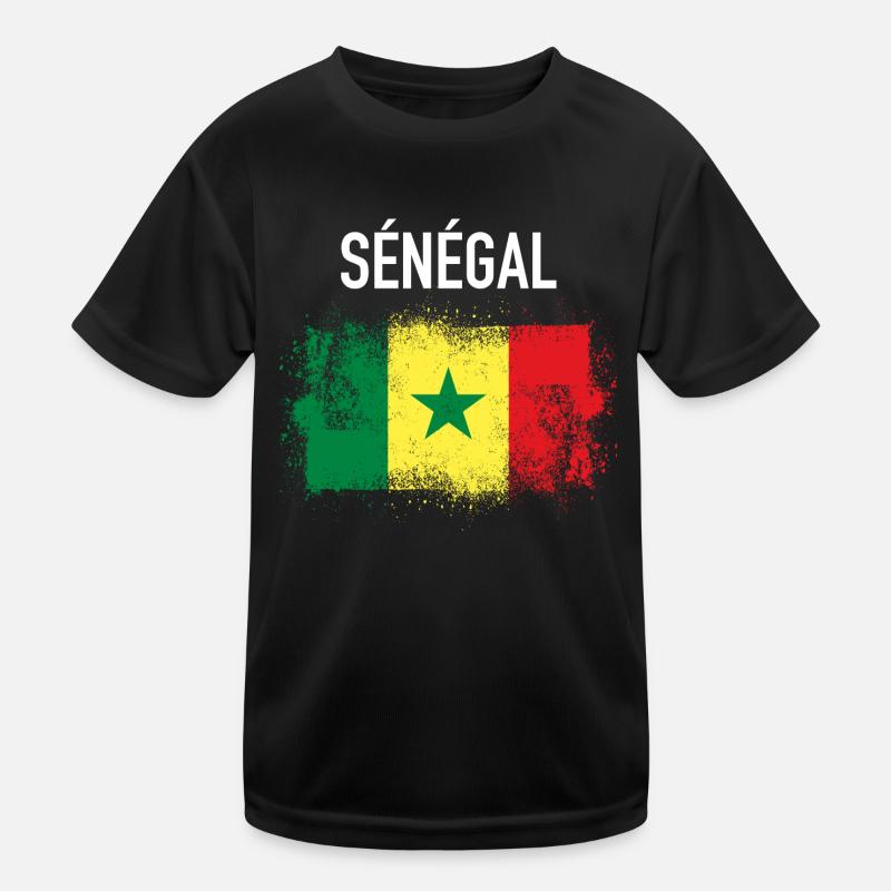 Senegal Kids Functional T-Shirt