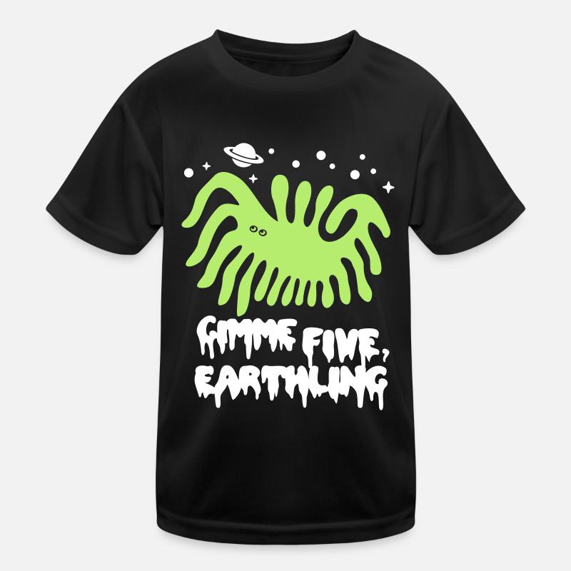 Gimme Five - Kids Functional T-Shirt - black