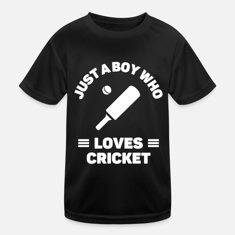Just a boy who loves cricket Kids Functional T-Shirt