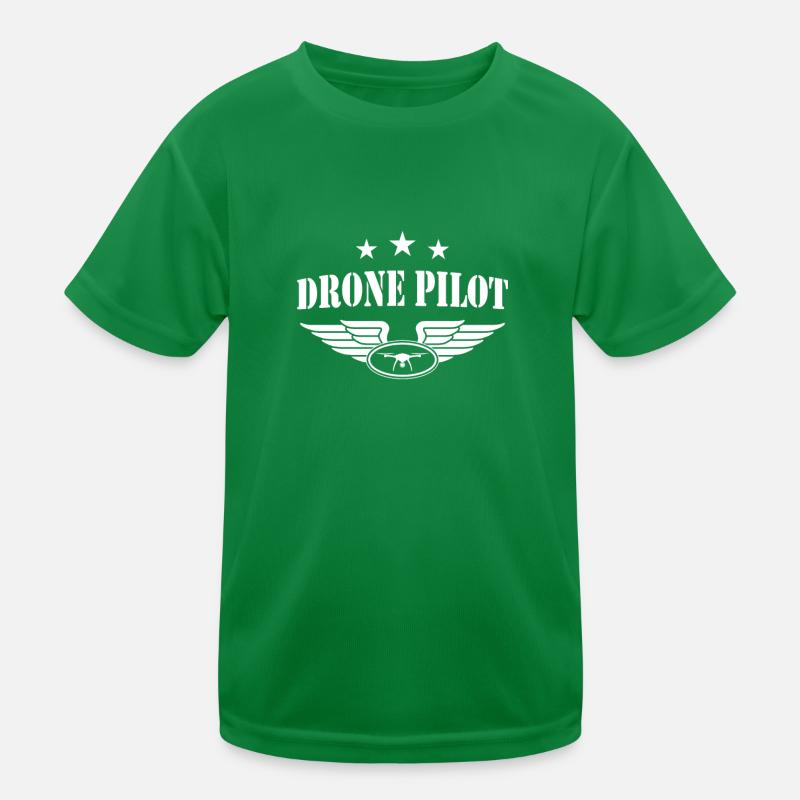 Drone Pilot Kids Functional T-Shirt