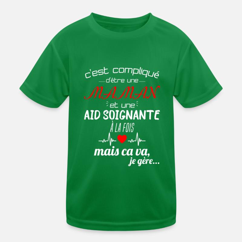 pas parfaite aide-soignante;cadeau aide soignante T-shirt sport Enfant