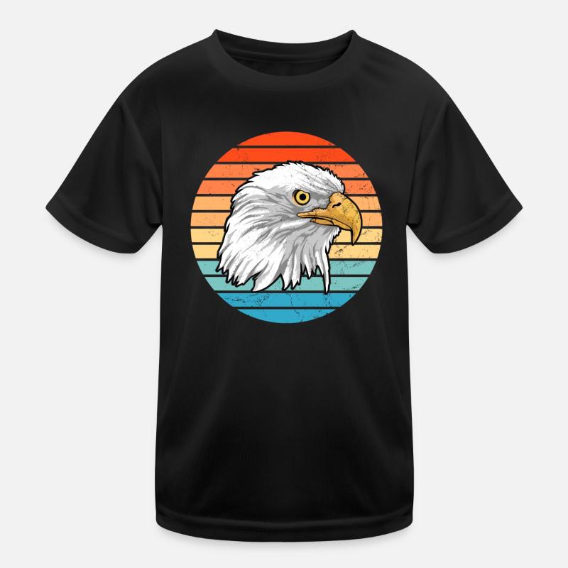 bald eagle Kids Functional T-Shirt