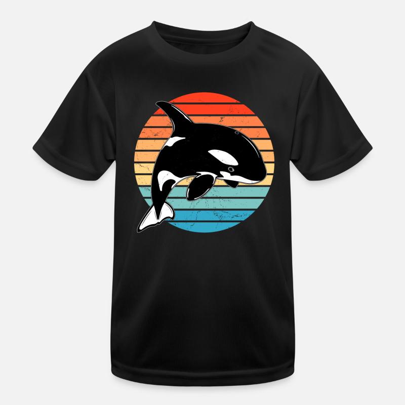 Orca Retro Kids Functional T-Shirt