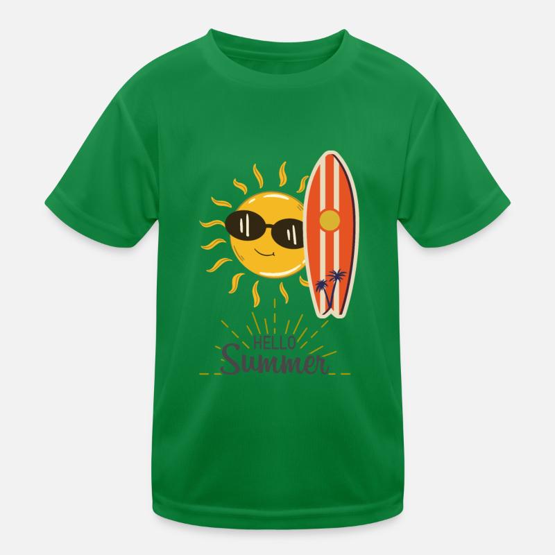 Hello Summer Kids Functional T-Shirt