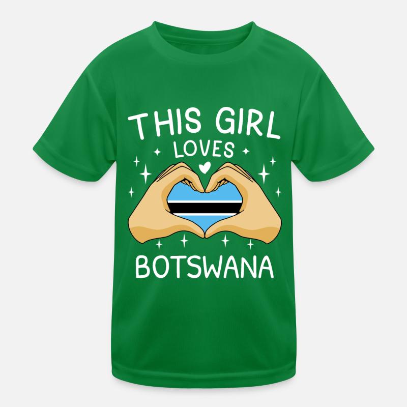 Drapeau du Botswana Drapeau du Botswana Afrique T-shirt sport Enfant