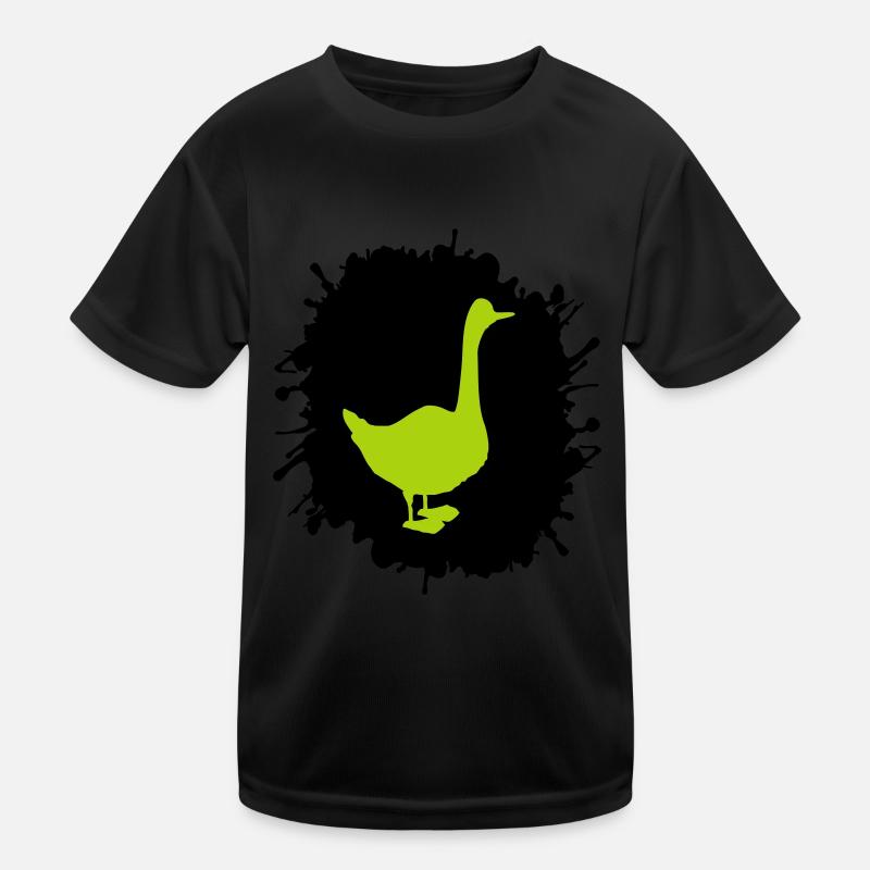 gans splatter Kinder Funktions-T-Shirt