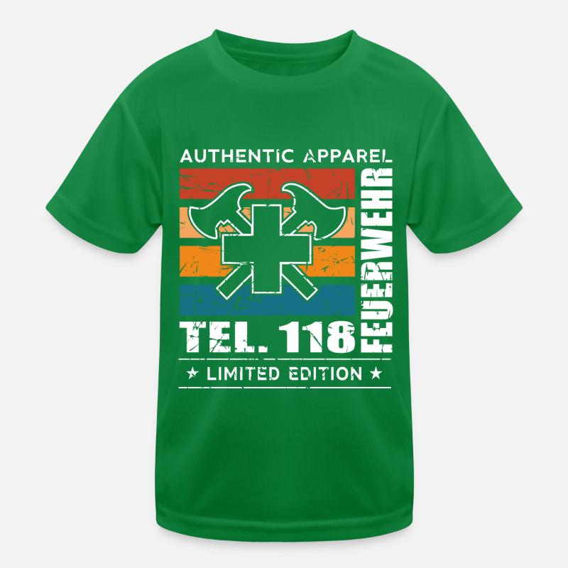 Fire brigade Kids Functional T-Shirt