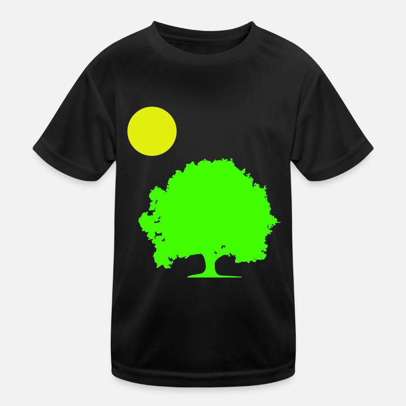 Tree Sun Kids Functional T-Shirt