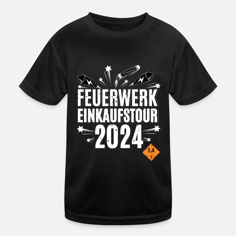 Fireworks Shopping Tour 2024 Kids Functional T-Shirt