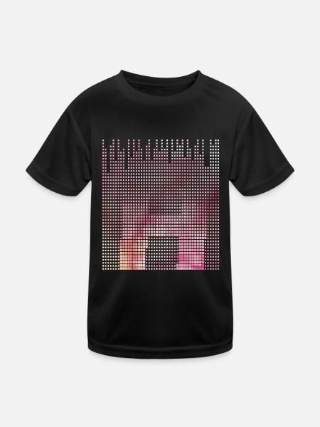Letter H, Name, der Buchstabe H - Kinder Funktions-T-Shirt - Schwarz