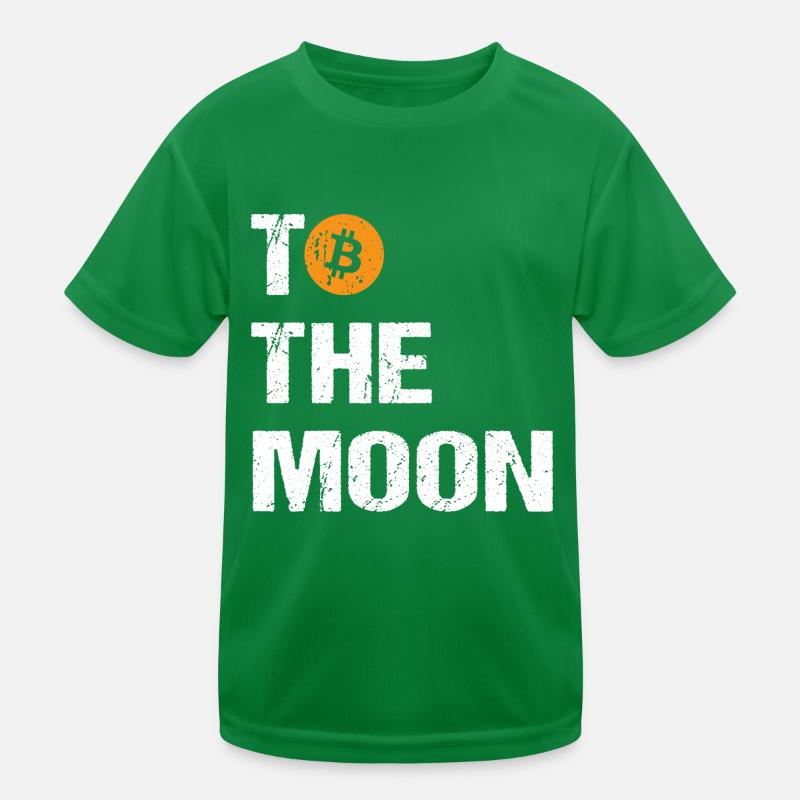 Bitcoin à la lune Bitcoin T-shirt sport Enfant