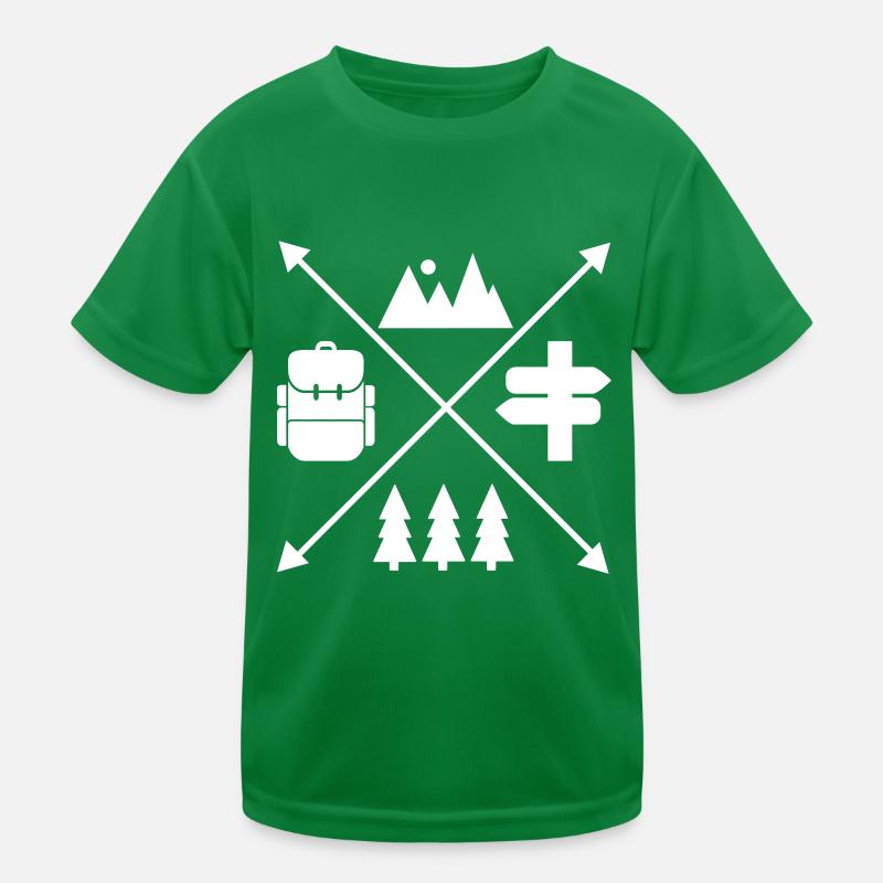 Wandern Kinder Funktions-T-Shirt