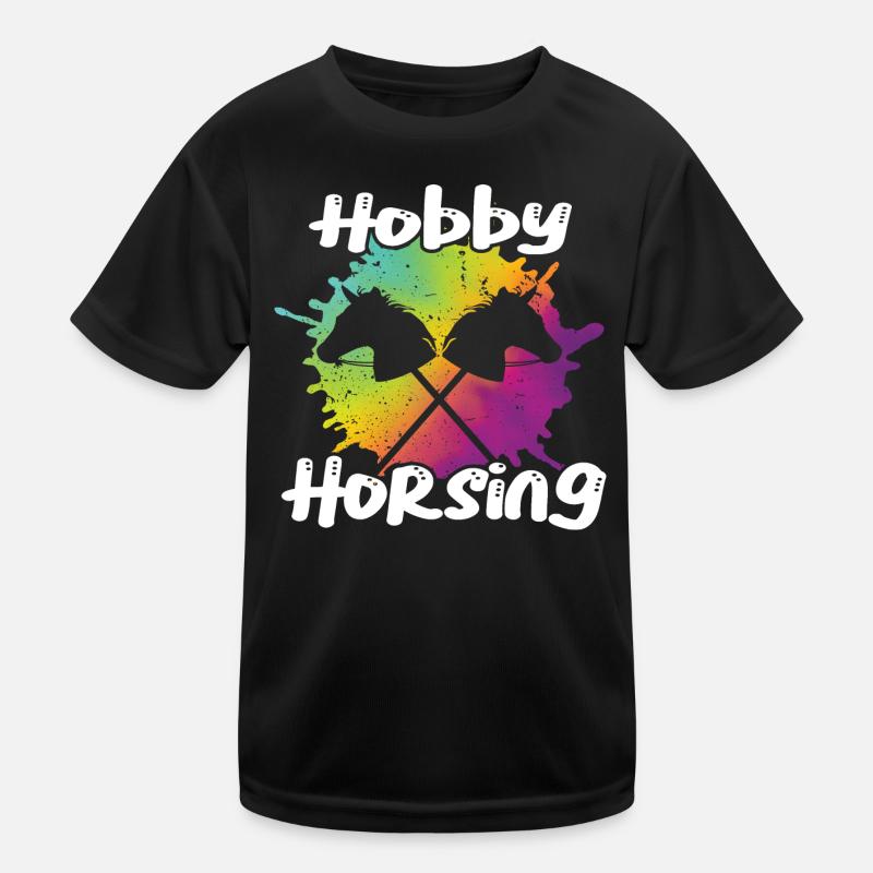 Hobby Horsing - Hobby Horse Kinder Funktions-T-Shirt