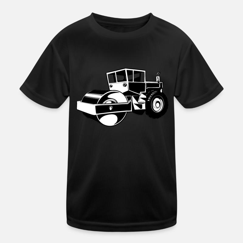 Road roller Kids Functional T-Shirt
