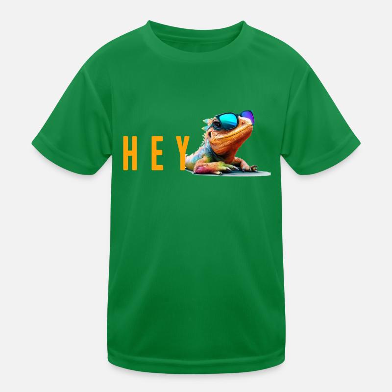 lizard hey Kids Functional T-Shirt