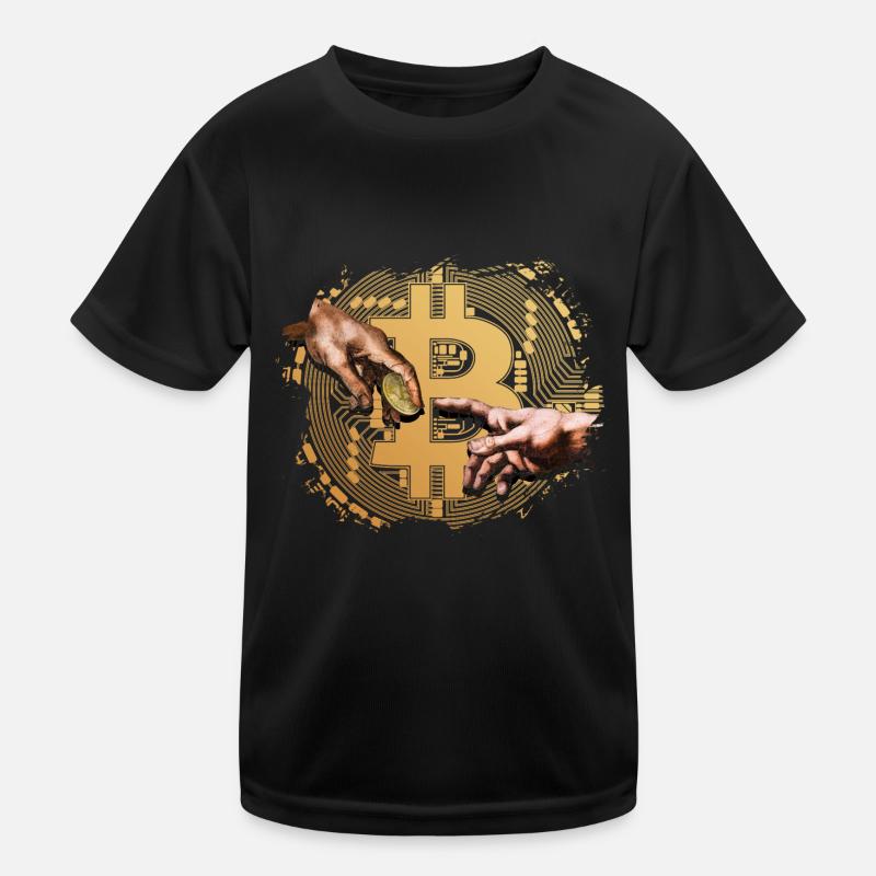 Donner Bitcoin T-shirt sport Enfant