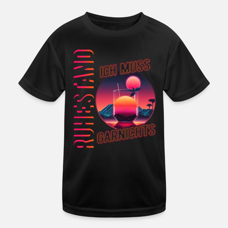 Ruhestand Ich Muss Garnichts Rentner Rente Pension Kinder Funktions-T-Shirt