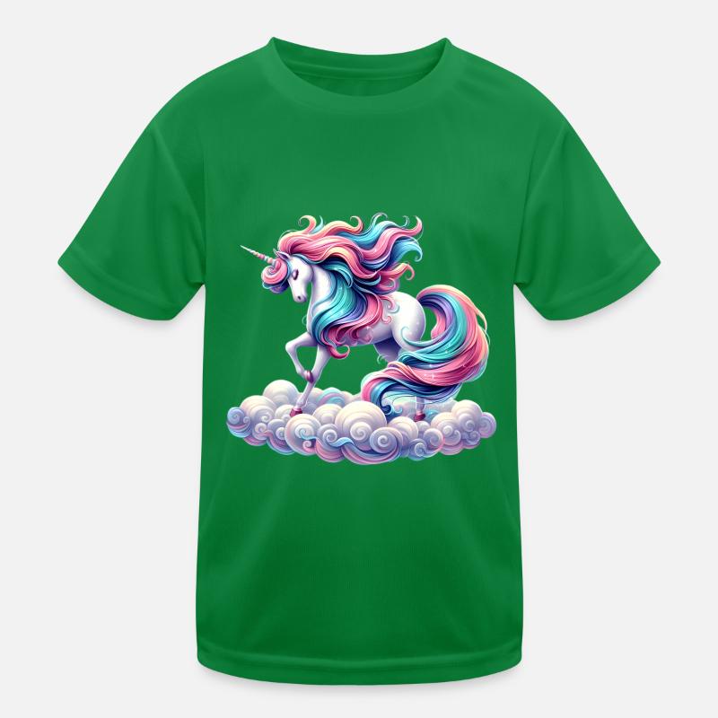 Mythical Unicorn Kids Functional T-Shirt