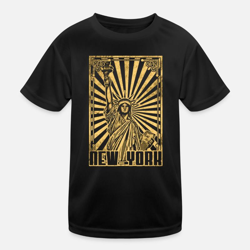 New York Freiheitsstatue Kinder Funktions-T-Shirt