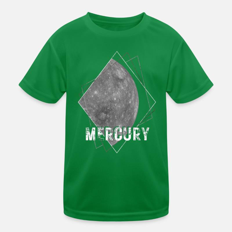 Mercury Planet Solar System Kids Functional T-Shirt