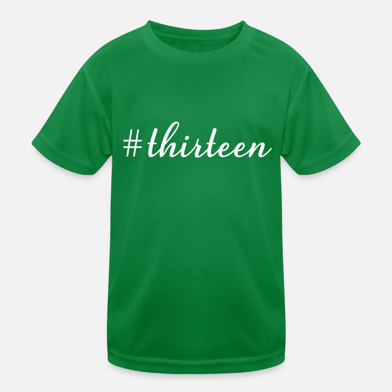 Hashtag Treize Cool 13 ans 13e anniversaire T-shirt sport Enfant