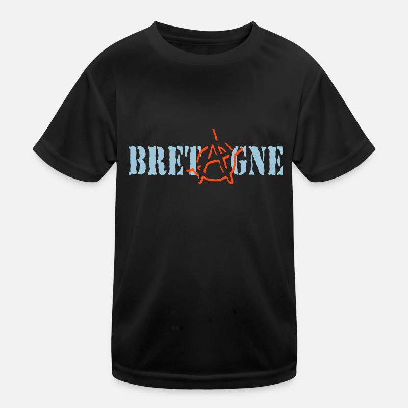 Anarchy Britannien - Kinder Funktions-T-Shirt - Schwarz