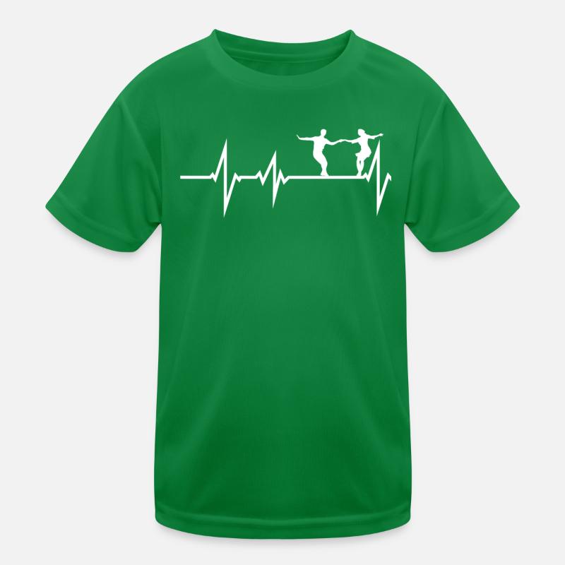 Danse école de danse cadeau battement de cœur T-shirt sport Enfant