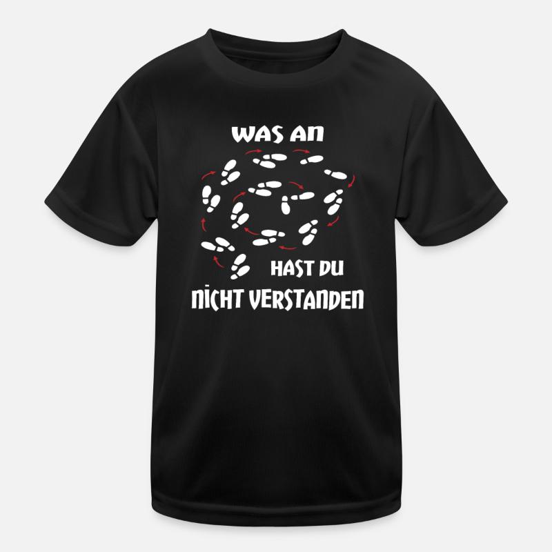 Spruch Tanzen Tanzschule Geschenk Kinder Funktions-T-Shirt