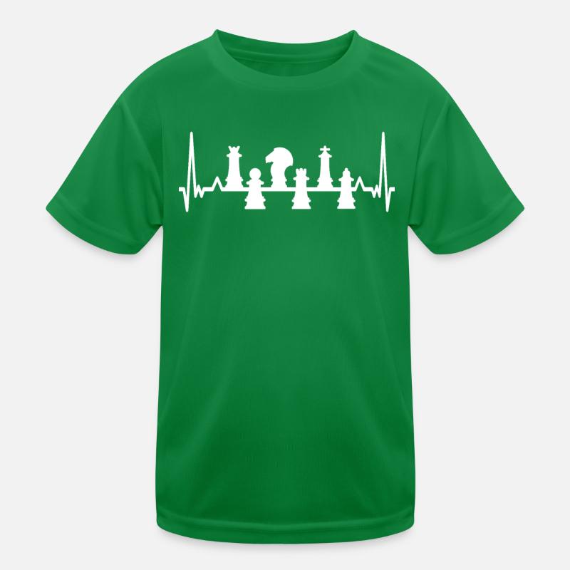 Chess Chess Chess Pieces Design Kids Functional T-Shirt