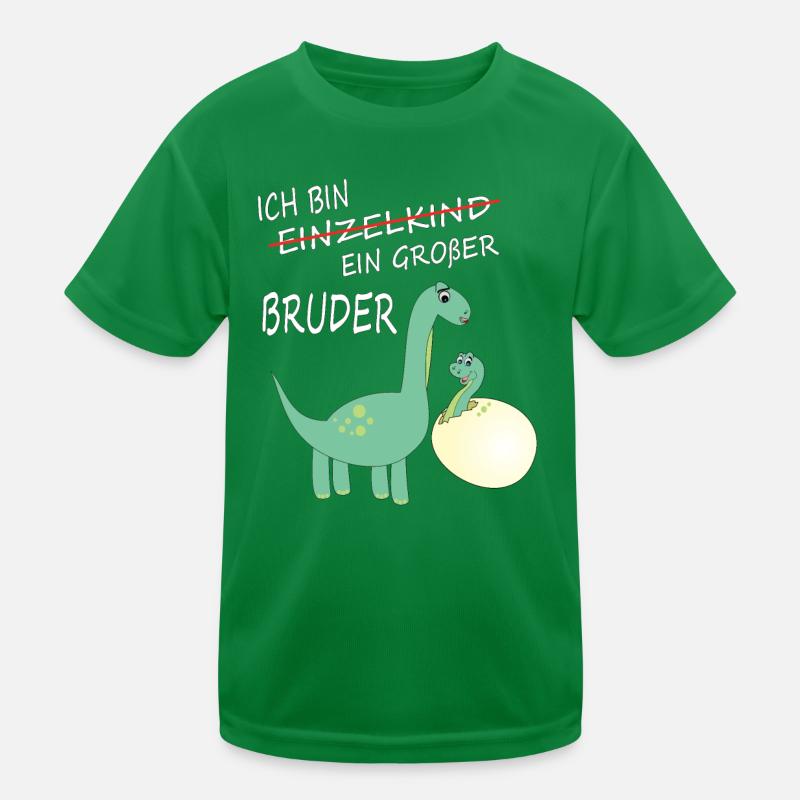Geschenkidee zur Geburt großer Bruder Kinder Funktions-T-Shirt