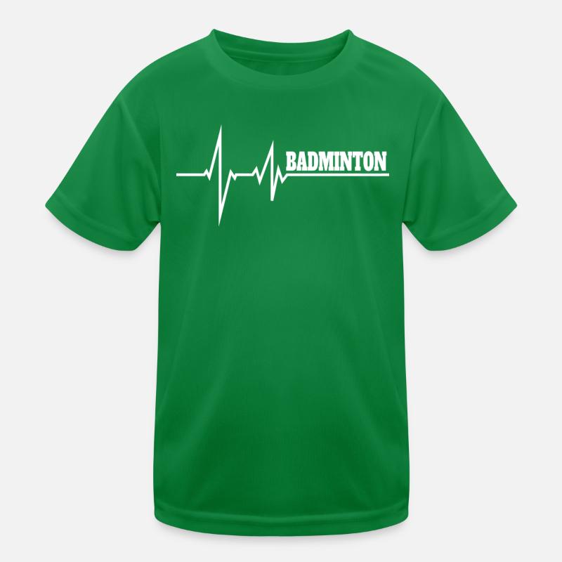 Badminton Spieler Geschenkidee Design Kinder Funktions-T-Shirt