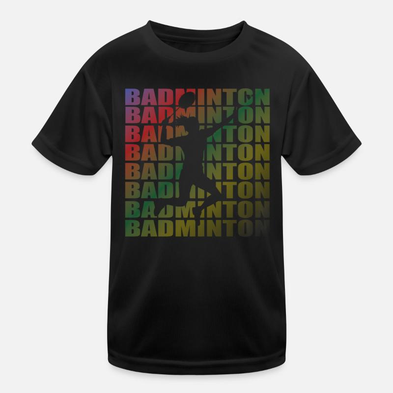 Conception d’idée cadeau de joueur de badminton T-shirt sport Enfant