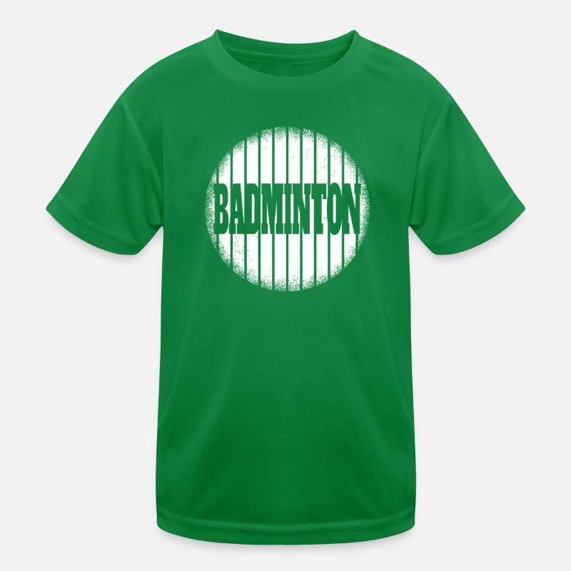 Badminton Geschenkidee Sport Design Kinder Funktions-T-Shirt