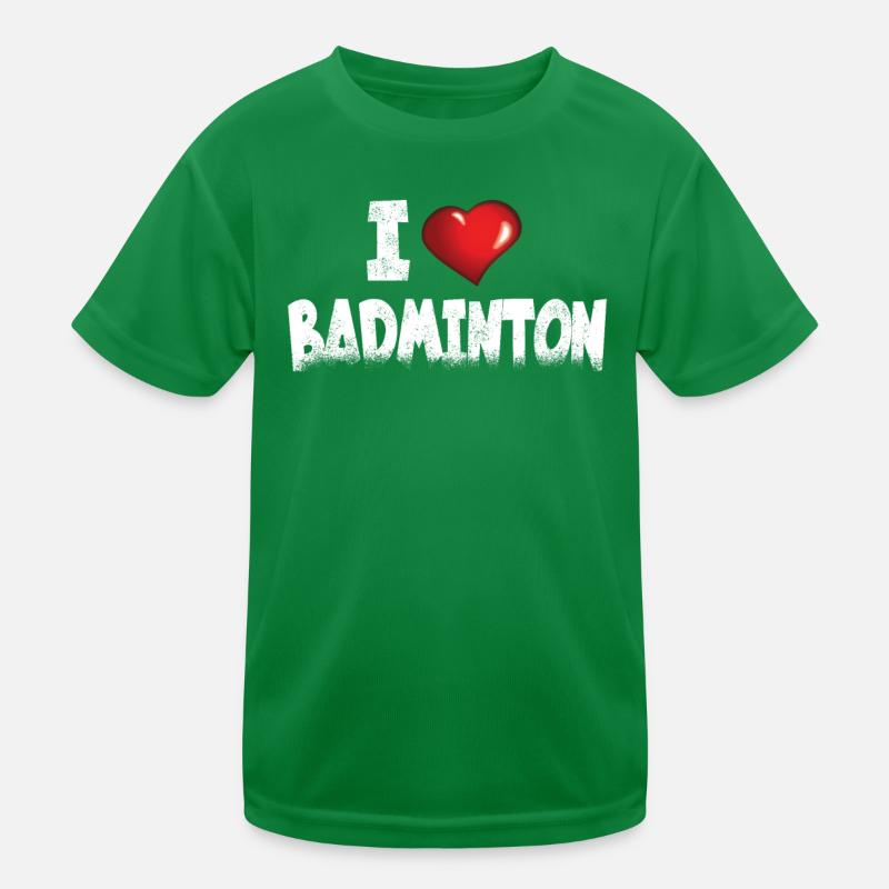 Badminton Geschenkidee Sport Design Kinder Funktions-T-Shirt