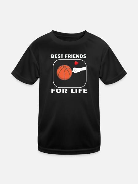 Idée cadeau basket-ball Sports Design - T-shirt sport Enfant - noir - Devant