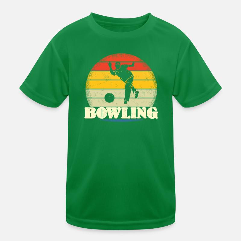 Accessoires de bowling avec motif bowling T-shirt sport Enfant
