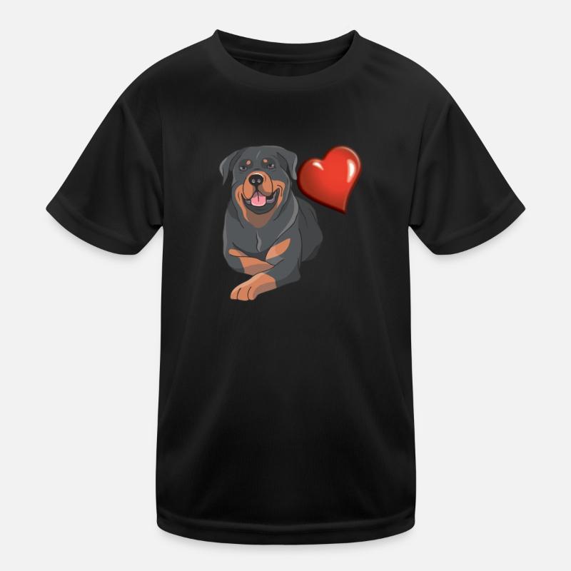 Accessoires pour chiens Rottweiler Propriétaires de chiens T-shirt sport Enfant