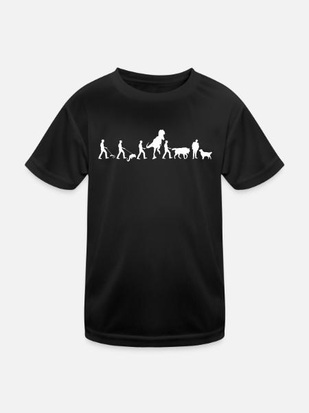 Hund Golden Retriever Hundebesitzer - Kinder Funktions-T-Shirt - Schwarz