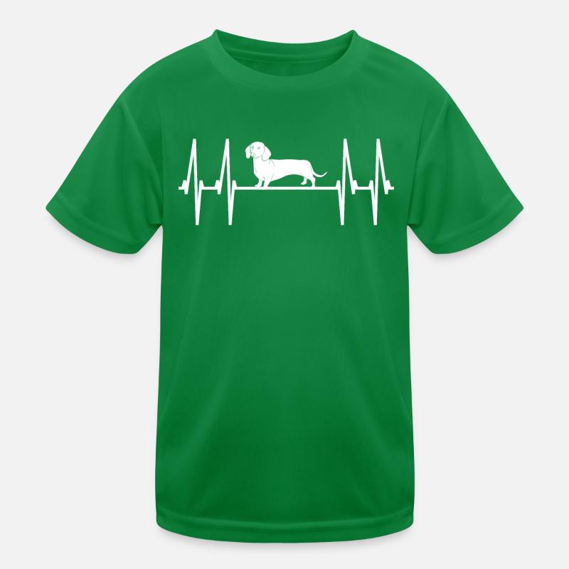 Chien teckel Propriétaire de chien Gechenkidee T-shirt sport Enfant