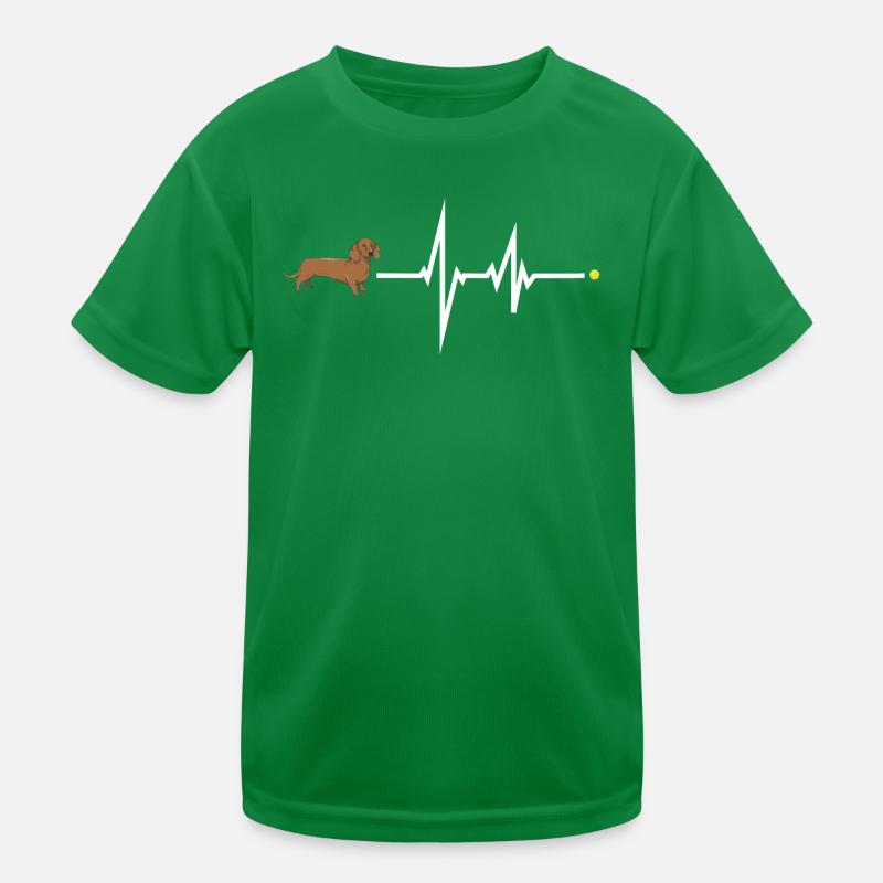 Chien teckel Propriétaire de chien Gechenkidee T-shirt sport Enfant