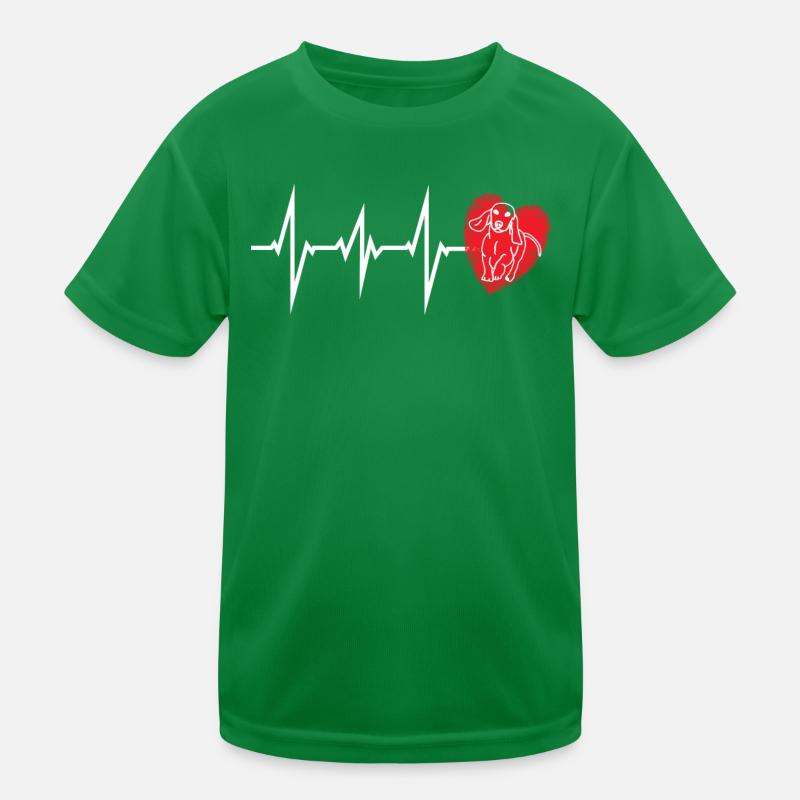 Chien teckel Propriétaire de chien Gechenkidee T-shirt sport Enfant