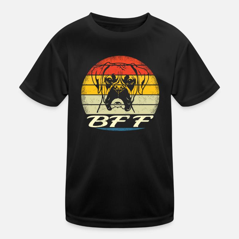 Hund Boxer Hundebesitzer Geschenkidee Kinder Funktions-T-Shirt