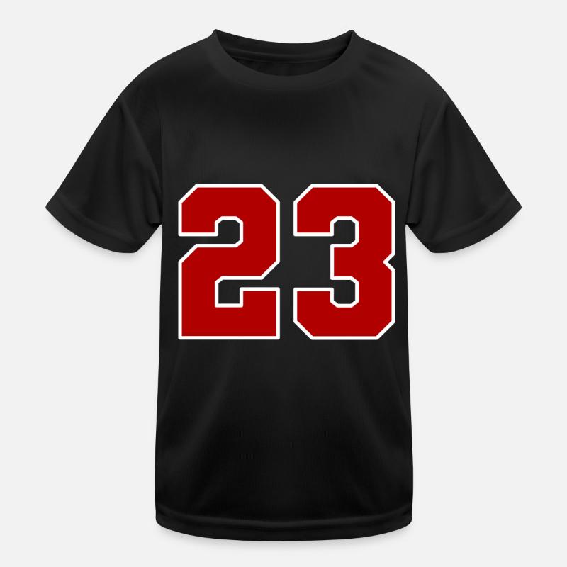 23 Nummer Dreiundzwanzig Kinder Funktions-T-Shirt