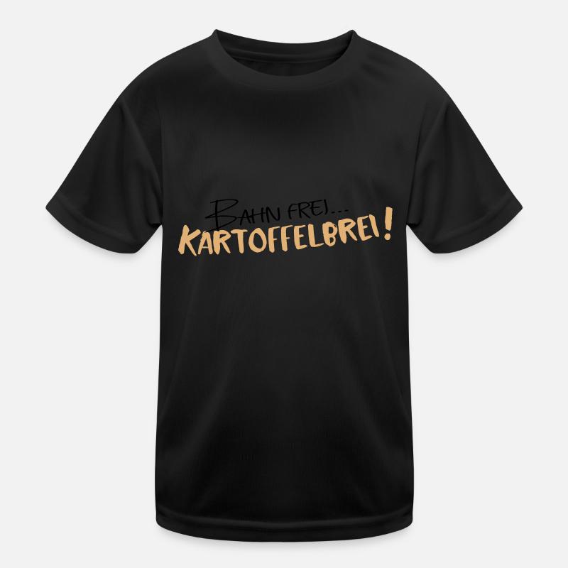 Bahn frei Kartoffelbrei Kinder Funktions-T-Shirt