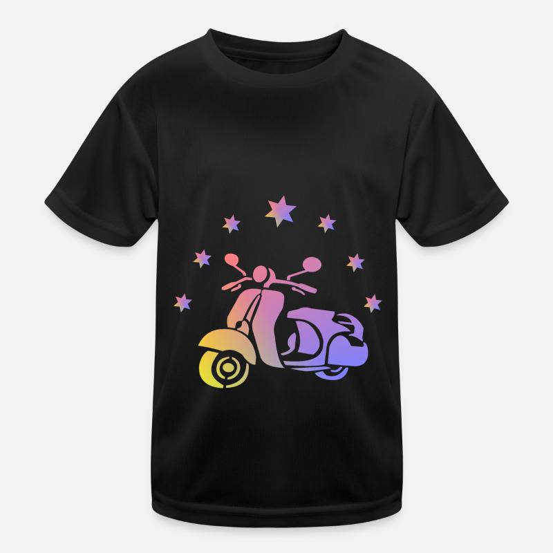 Retro Roller Kinder Funktions-T-Shirt