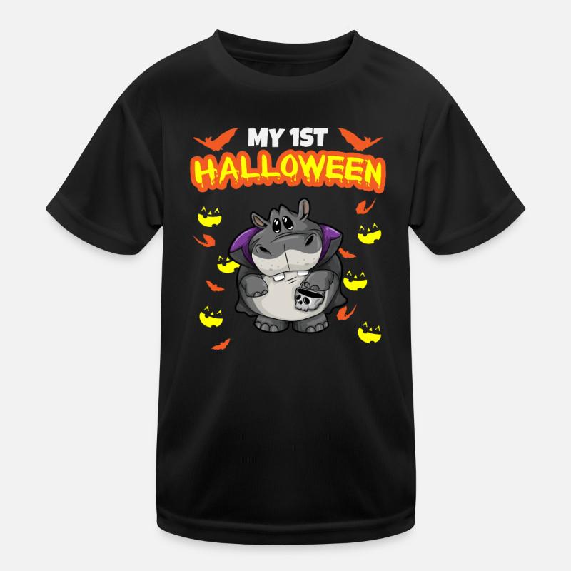 Mon premier anniversaire d’Halloween Scary Hallow’s Eve T-shirt sport Enfant