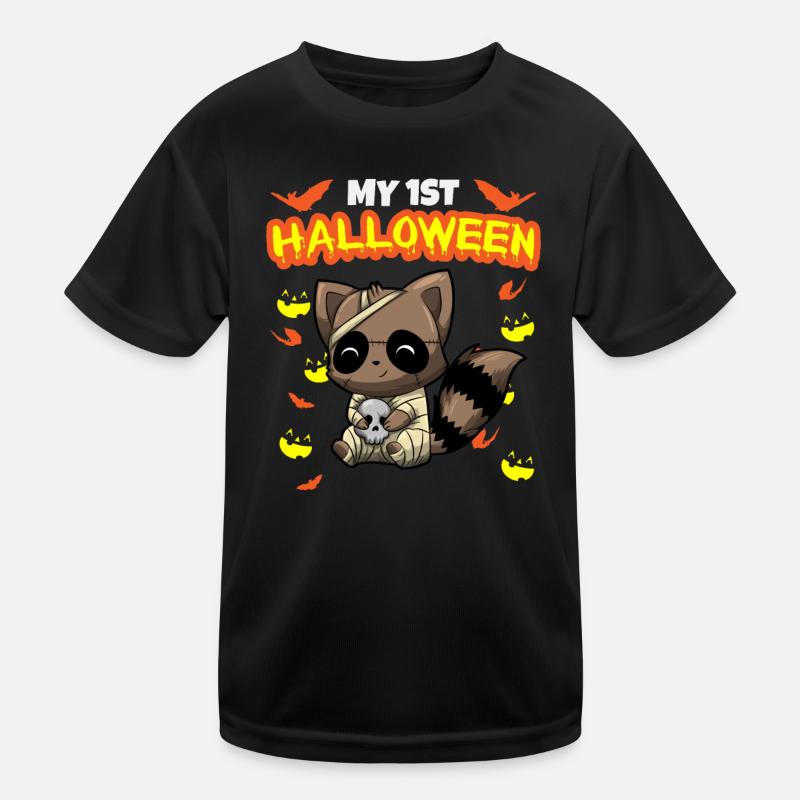Mon premier anniversaire d’Halloween Scary Hallow’s Eve T-shirt sport Enfant