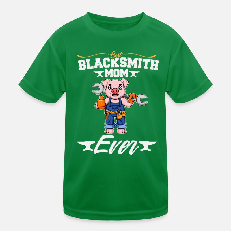 Best Blacksmith Mom Ever Metal Work Forge Hammer Kinder Funktions-T-Shirt